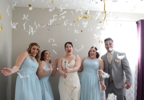 Bridal Photographer Wedding Confetti