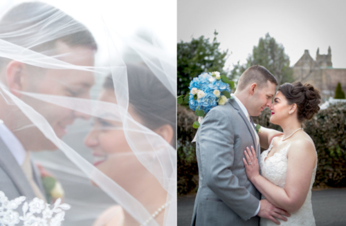 Philadelphia Wedding Bride Groom Veil